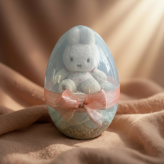 Luiertaart transparant ei