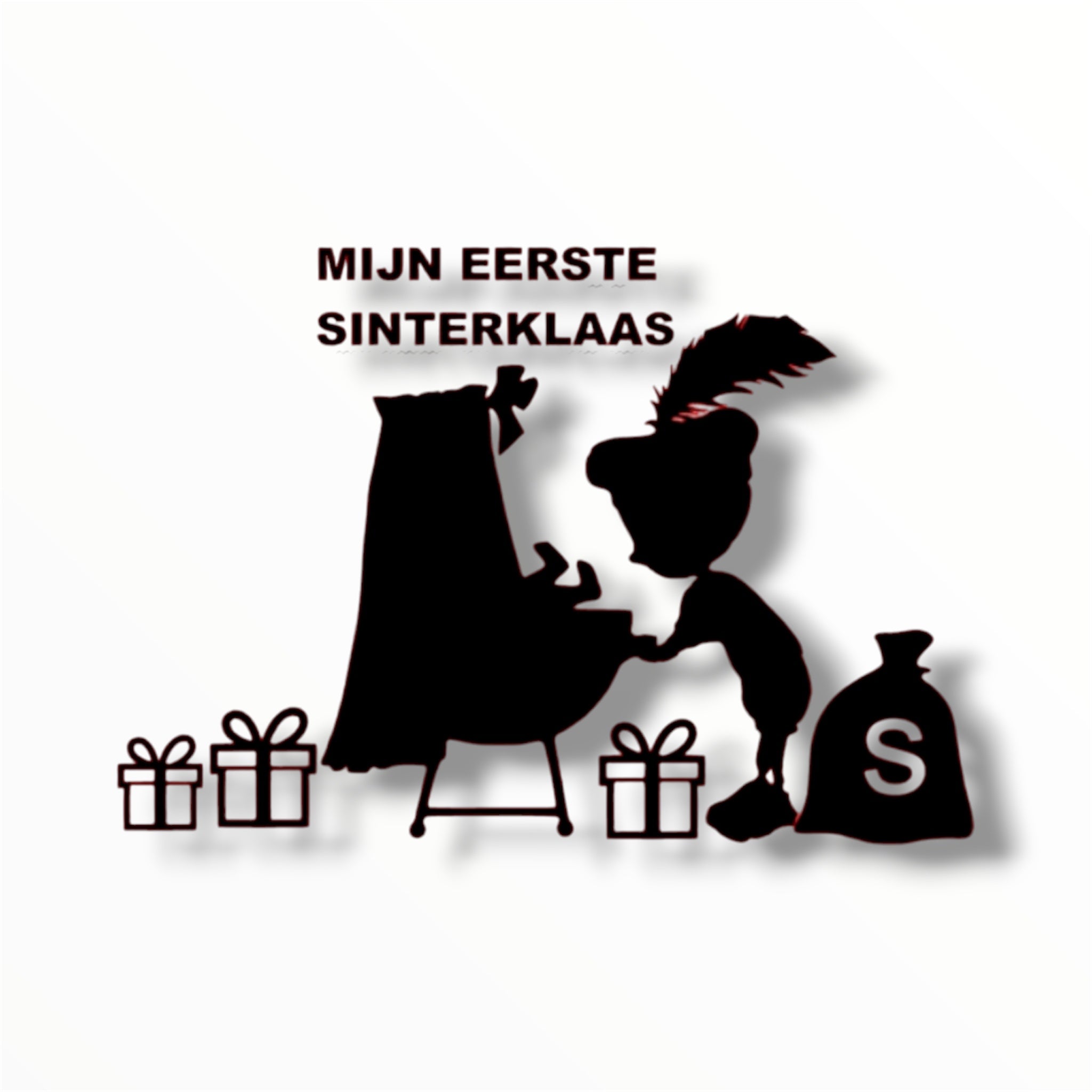 Raamsticker 'mijn eerste sinterklaas'