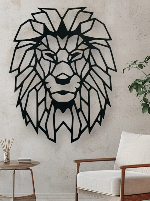 Geometrische leeuwenkop