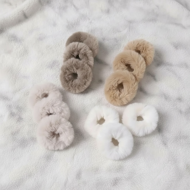 Fluffy winter Scrunchies