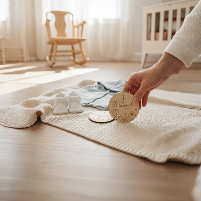 Mijlpaalbordje bosdiertjes